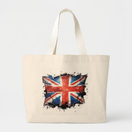 A union jack tote bag jumbo tygkasse