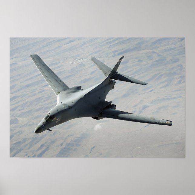A US Luft Force B-1B Lancer på en stridspatrull 2 Poster (Framsidan)