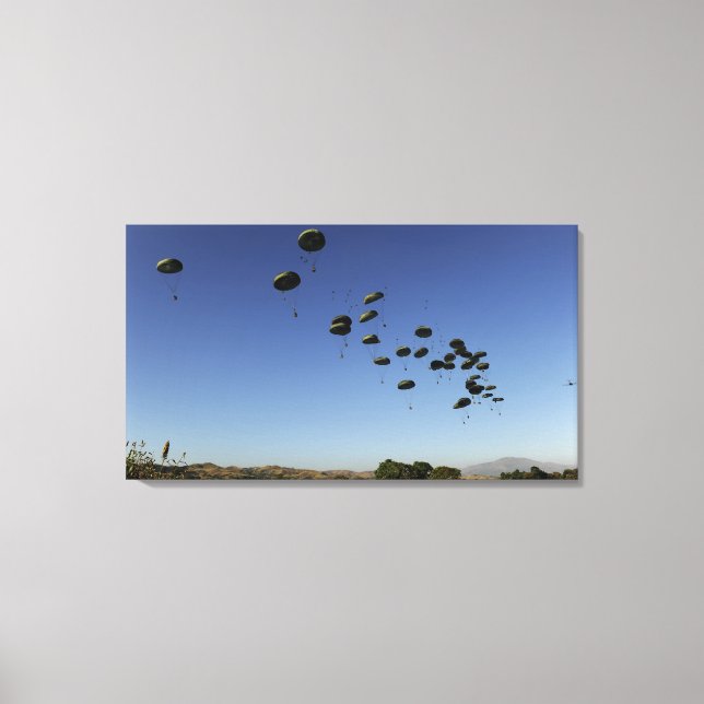 A US Luft Force C-17 Globemaster III 2 Canvastryck (Framsida)