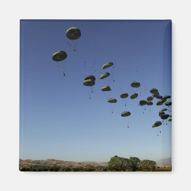 A US Luft Force C-17 Globemaster III 2 Magnet (Framsidan)