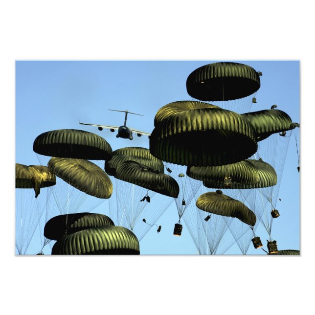 A US Luft Force C-17 Globemaster III Fototryck (Framsidan)