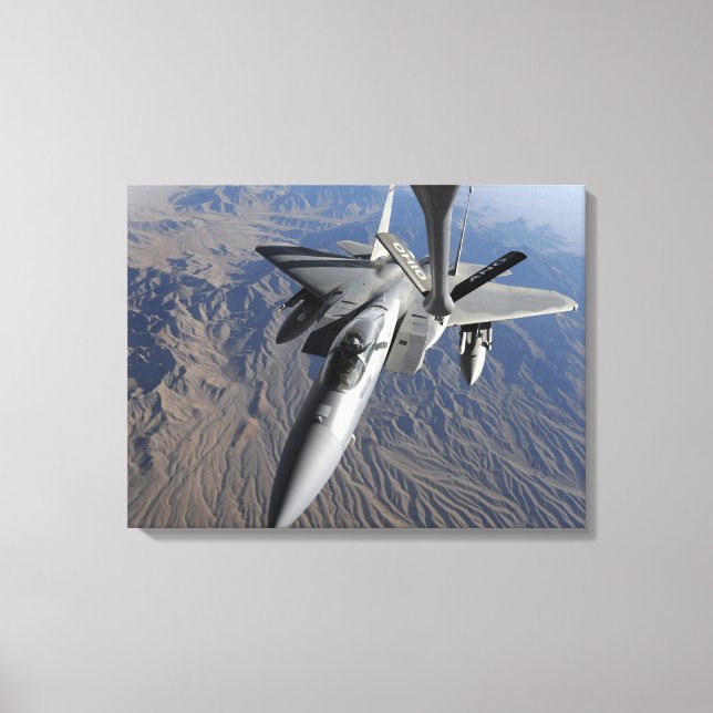 A US Luft Force F-15 Eagle Canvastryck (Framsida)