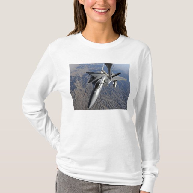 A US Luft Force F-15 Eagle T Shirt (Framsida)