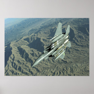 A US Luft Force F-15E Strejka Eagle Poster