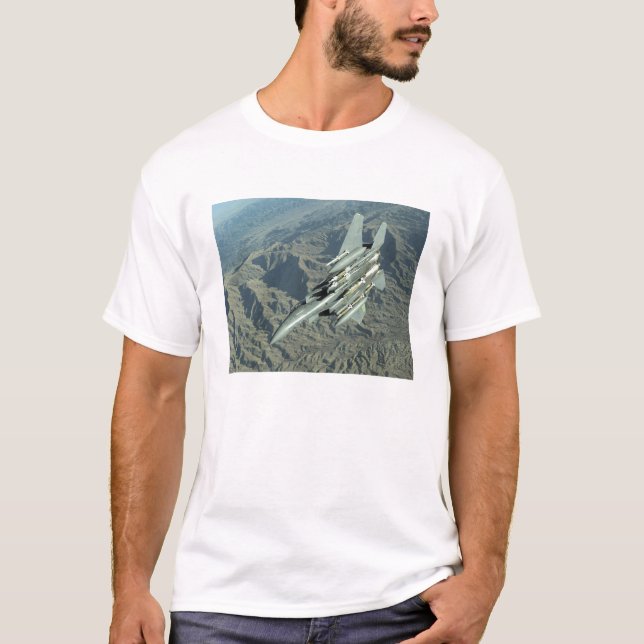 A US Luft Force F-15E Strejka Eagle Tee Shirt (Framsida)