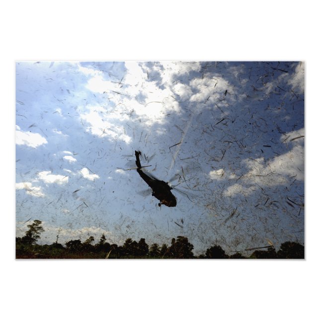 A US Navy HH-60 Seahawk Fototryck (Framsidan)