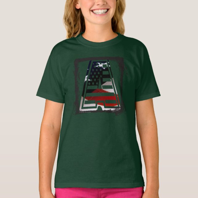 A USA-skript fab-coola T-shirt (Framsida)