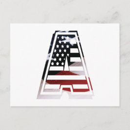 A USA-skript fab-coola Vykort