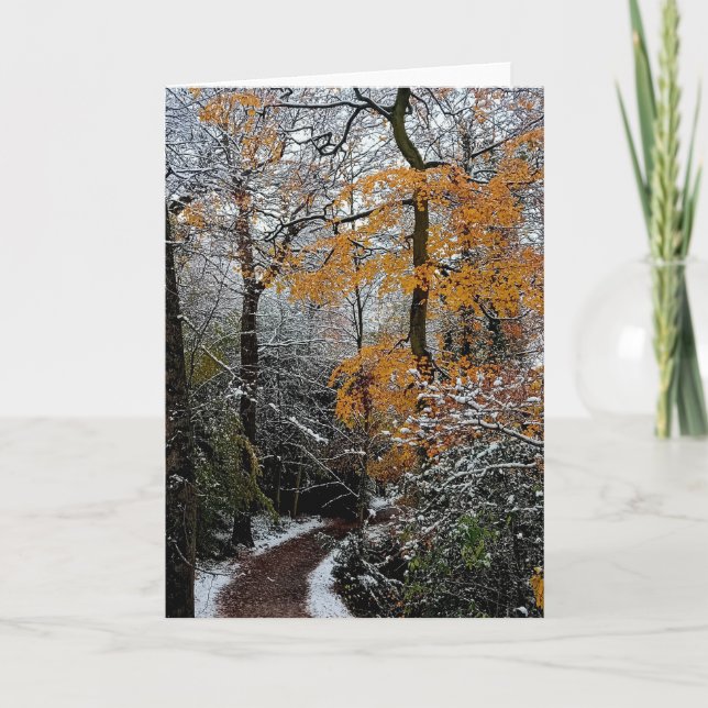 A väg genom träd kort (Framsida)