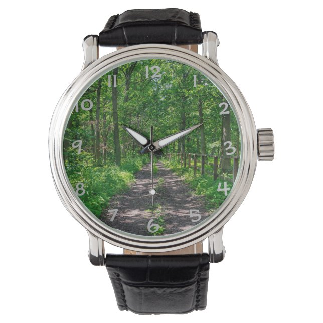 A VÄG i GRÖNTEN Armbandsur (Framsida)