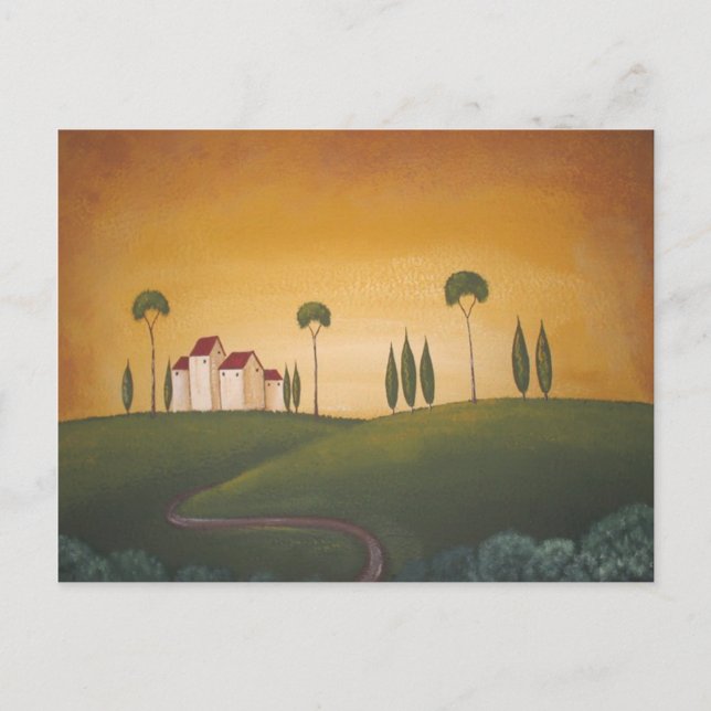 A Väg i Toskana Vykort (Framsida)