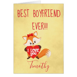 A Valentine för Best Boykompis nånsin Hälsningskort