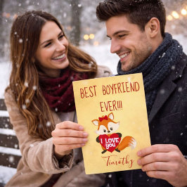 A Valentine för Best Boykompis nånsin Hälsningskort