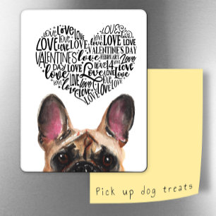 A Valentine från din Fransk Bulldog Magnet