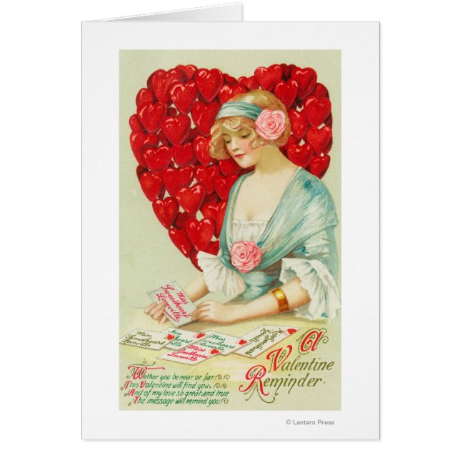 A Valentine Reminder Hälsningskort (Framsidan)