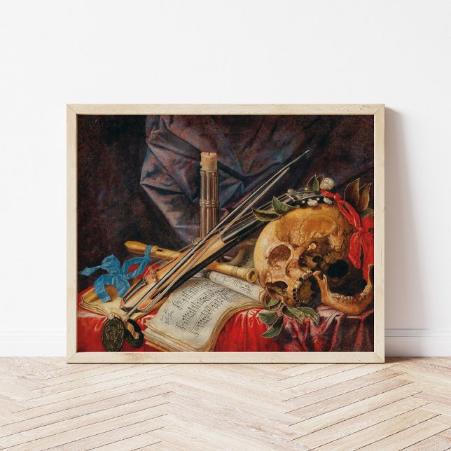A Vanitas still Life | Simon Renard de Saint-André Poster (Skapare uppladdad)