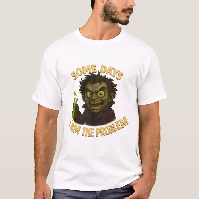 A veces soy el problema... a veces la solución t shirt (Framsida)