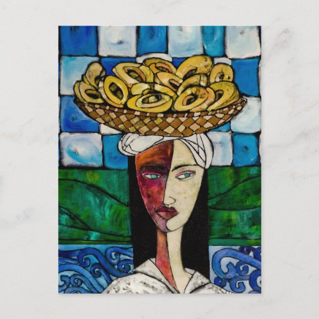 A vendedora de Chipas Vykort (Framsida)