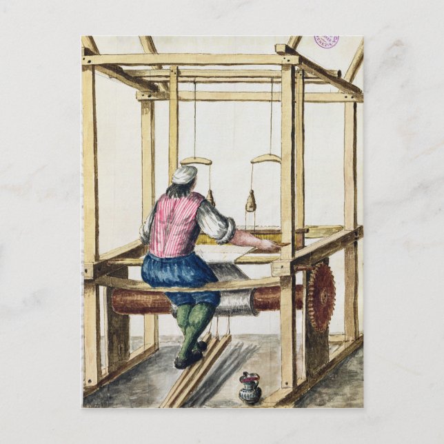 A Venetian Weaver Vykort (Framsida)