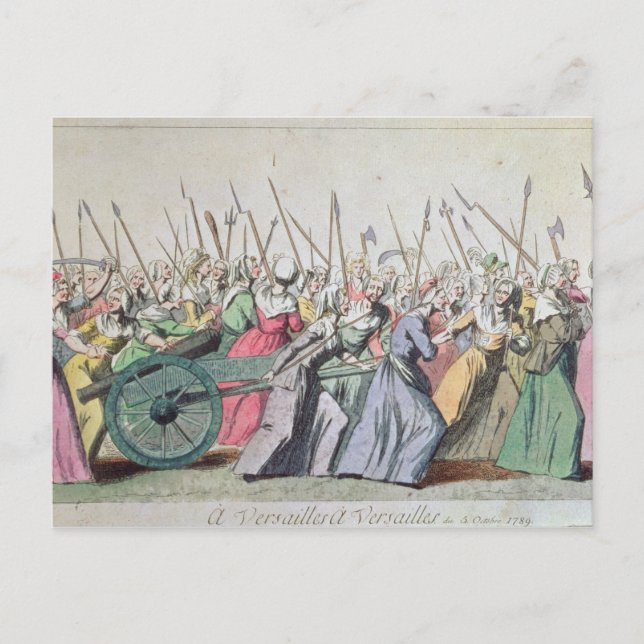 A Versailles, A Versailles' March of the Women Vykort (Framsida)