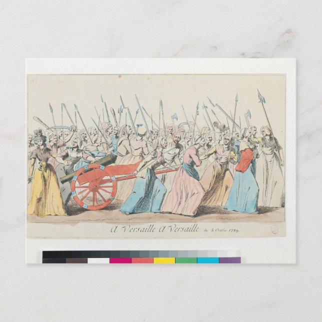 A Versailles, A Versailles' Vykort (Framsida)