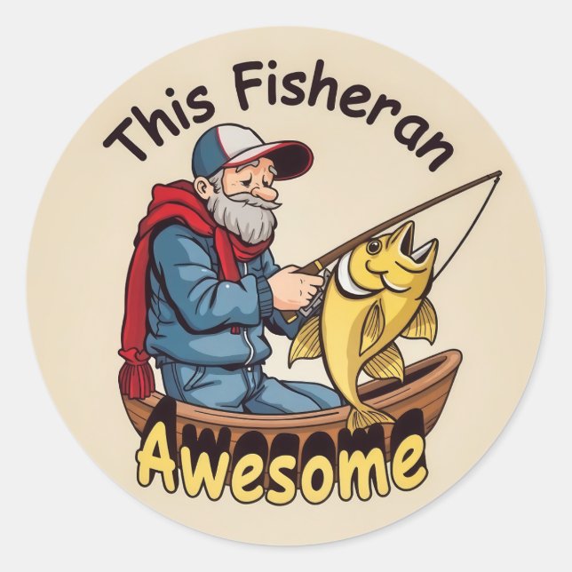 A Vibrant Aquatic Äventyr Runt Klistermärke (Framsida)