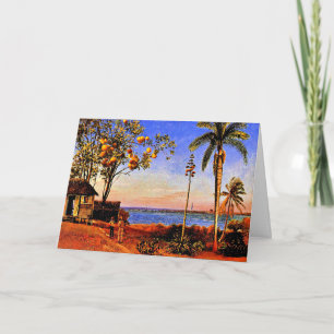 A View in the Bahamas, Albert Bierstadt, Kort