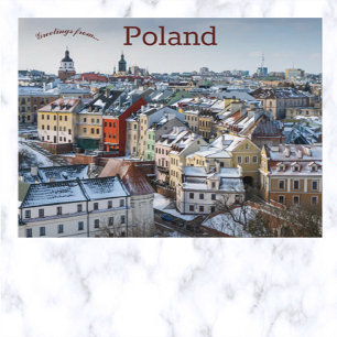 A View Lublin Poland Vykort