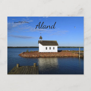 A View Mariehamn Aland Vykort