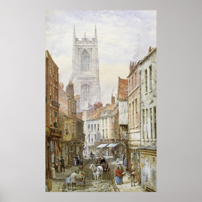 A View of Irongate, Derby Poster (Framsidan)