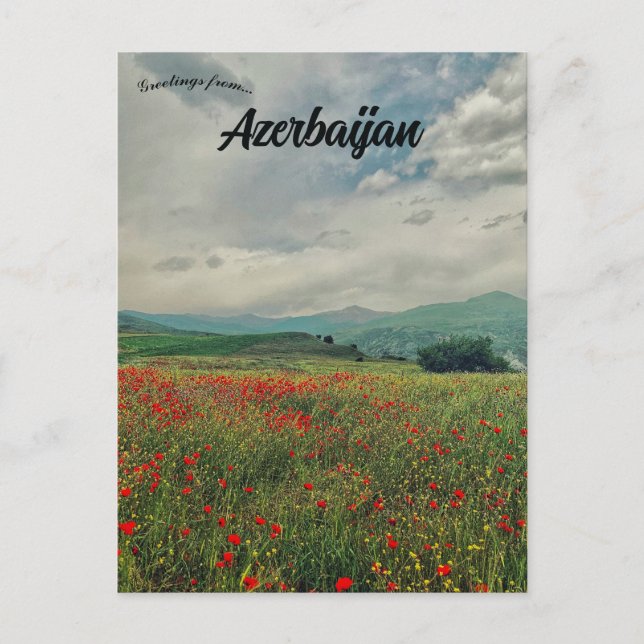 A View of Ismailli Azerbaijan Vykort (Framsida)