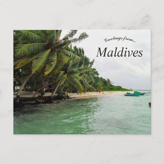 A View of Malé Maldives Vykort (Framsida)