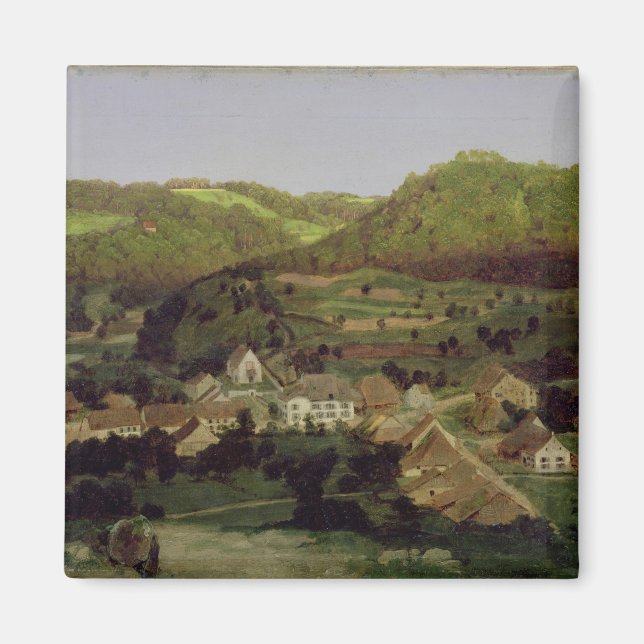 A View of the Village of Tenniken, 1846 Magnet (Framsidan)