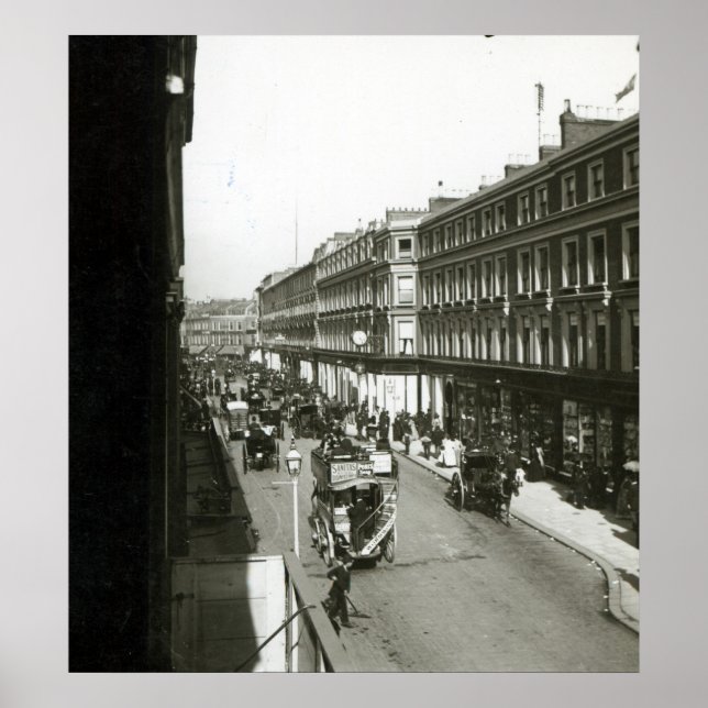 A View of Westbourne Grove, London Poster (Framsidan)