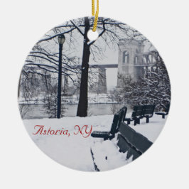 "A View the Hellgate Bridge" Astoria Ornament