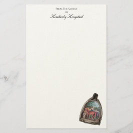 a view through a stirrup brevpapper