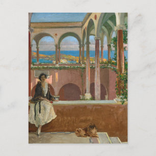 A Villa på Riviera Herr John Lavery Vykort