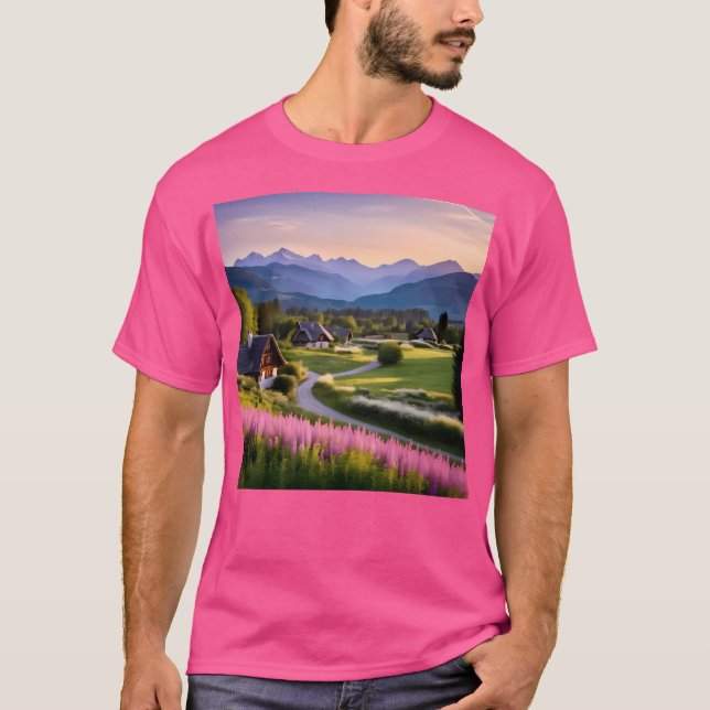 A Village Chiffon Top T Shirt (Framsida)