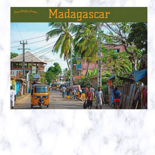 A Village in Madagascar Vykort