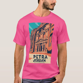 A Vintage resor Art Petra - Jordanien T Shirt