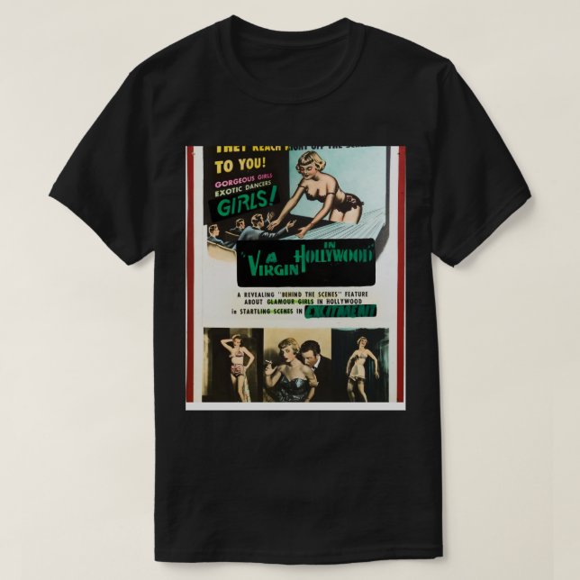 A Virgin in Hollywood 1953 T Shirt (Design framsida)