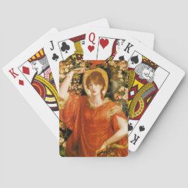 A Vision of Fiametta (Red-Halls Woman) (Rosetti) Casinokort