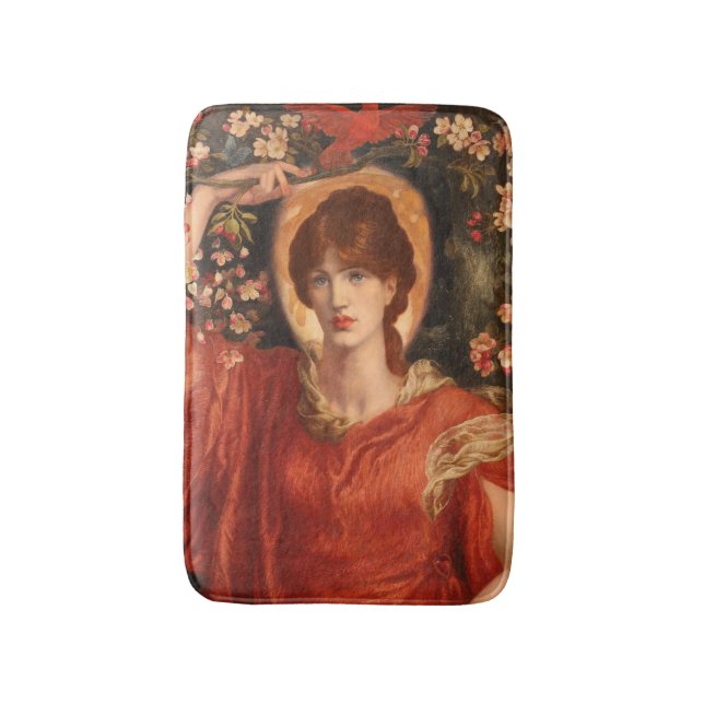 A Vision of Fiammetta 1878 Dante Gabriel Rossetti Badrumsmatta (Framsidan (Vertikal))