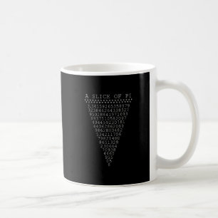 A Vitaktigt segment av Pi Kaffemugg