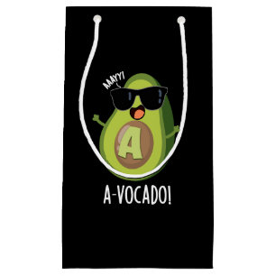 A-vocado Funny Avocado Pun Mörk BG