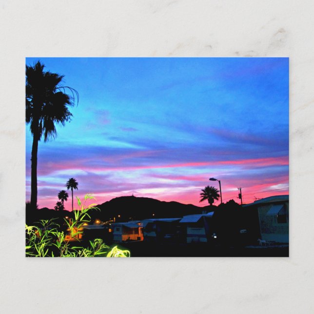 A vykort "Hälsning från Arizona" (Framsida)