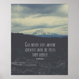 A.W. Tozer citationstecken Poster