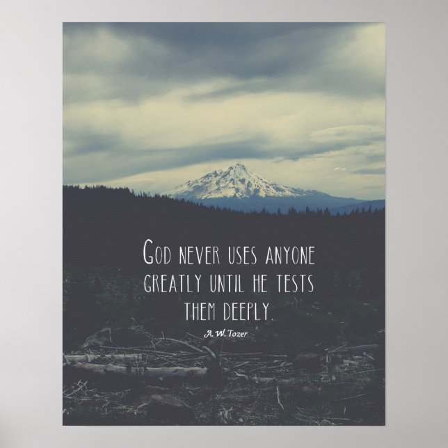 A.W. Tozer Quote Poster (Framsidan)