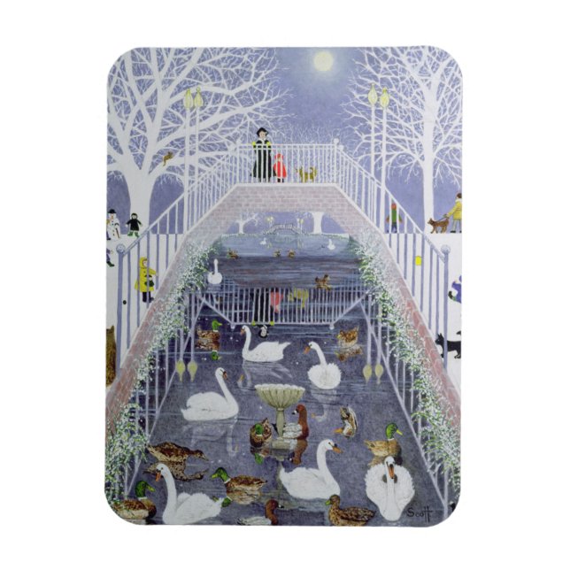 A Walk i parken Magnet (Vertikal)