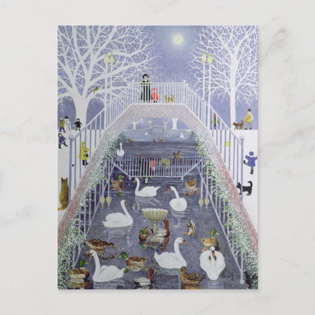 A Walk i parken Vykort (Framsida)